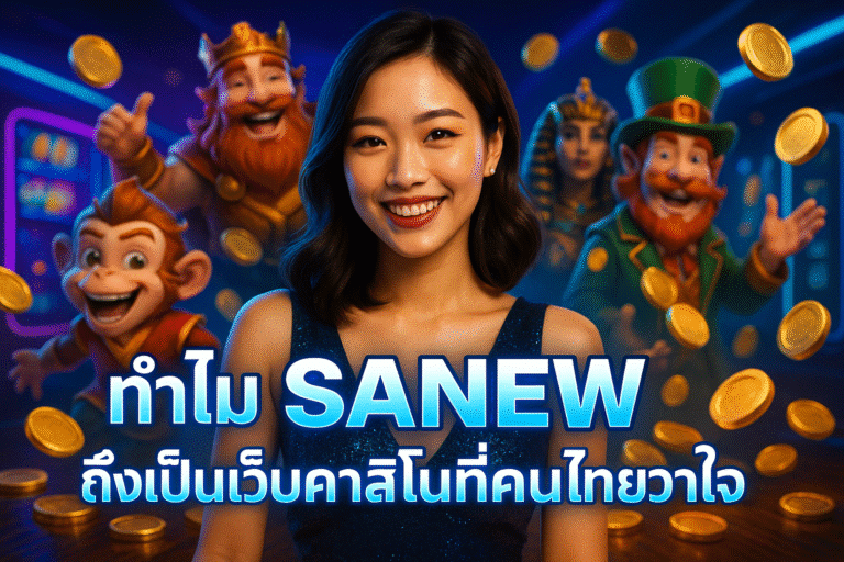 ทำไม SANEW ถึงเป็นเว็บคาสิโนที่คนไทยวางใจ