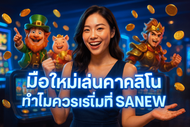 มือใหม่เล่นคาสิโน ทำไมควรเริ่มที่ SANEW