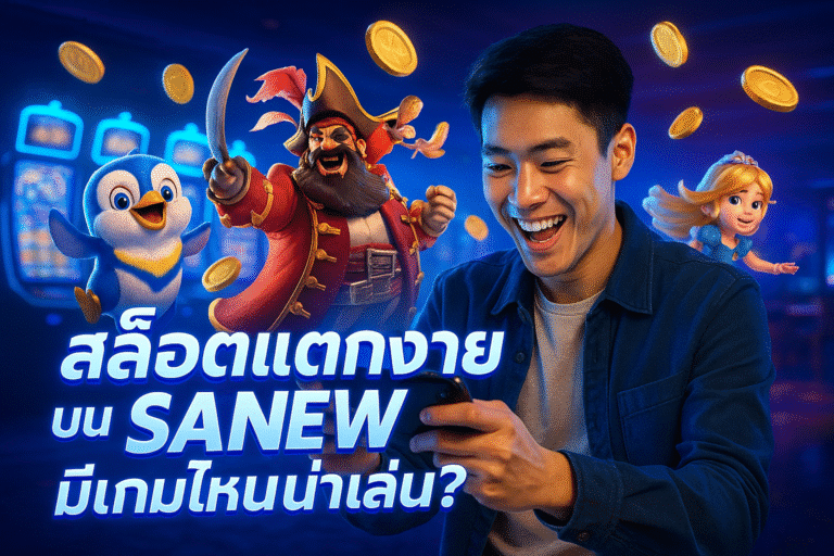สล็อตแตกง่ายบน SANEW มีเกมไหนน่าเล่น?