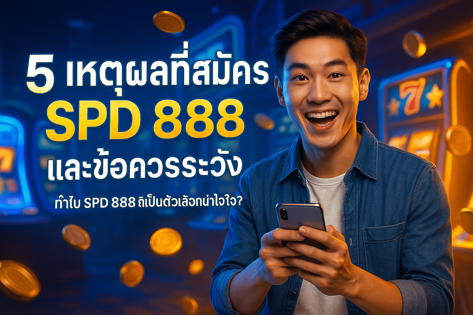5 เหตุผลที่สมัคร SPD 888 และข้อควรระวัง